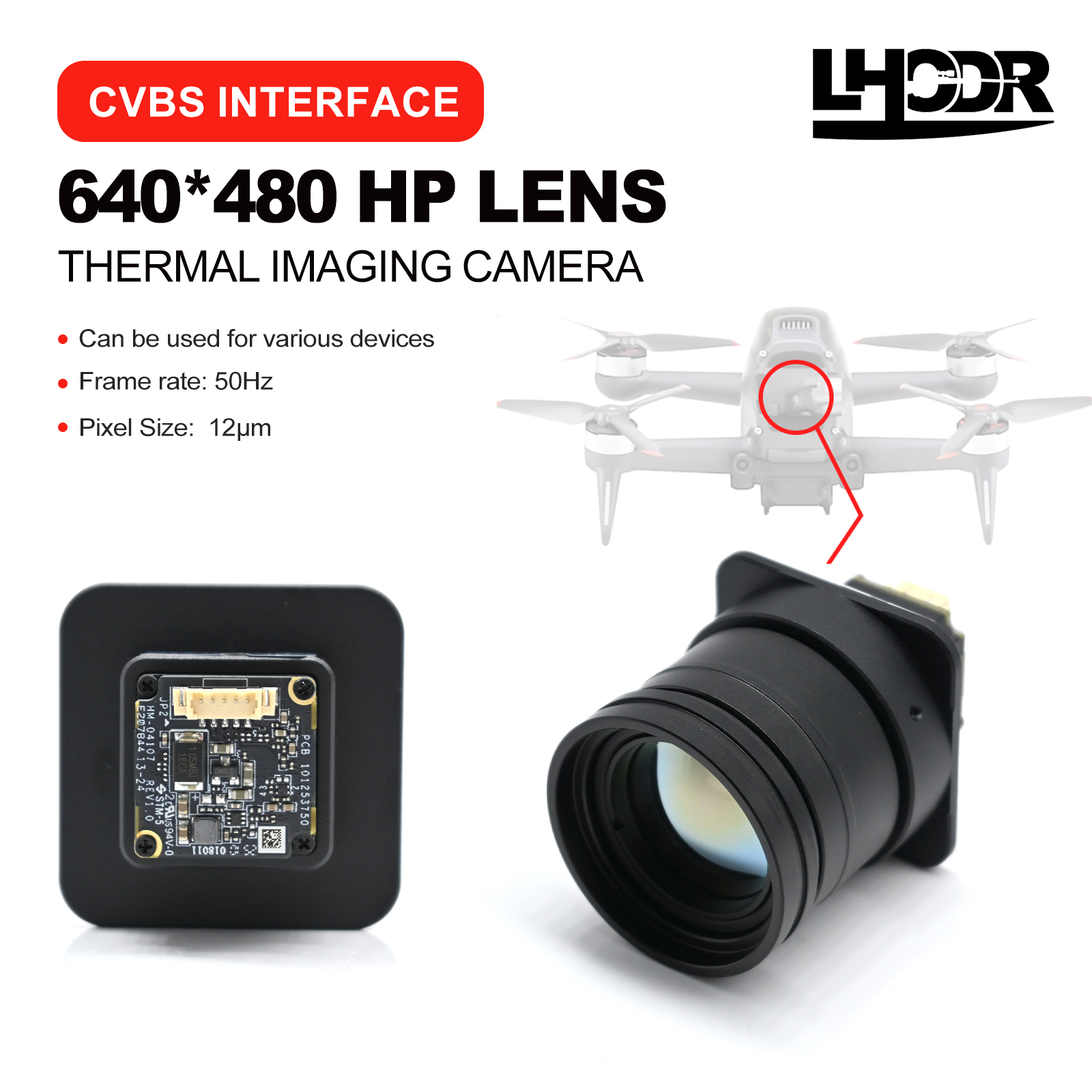 30mm 640x480 pix Drone thermal - Drone Kit With Camera recensione e prezzo