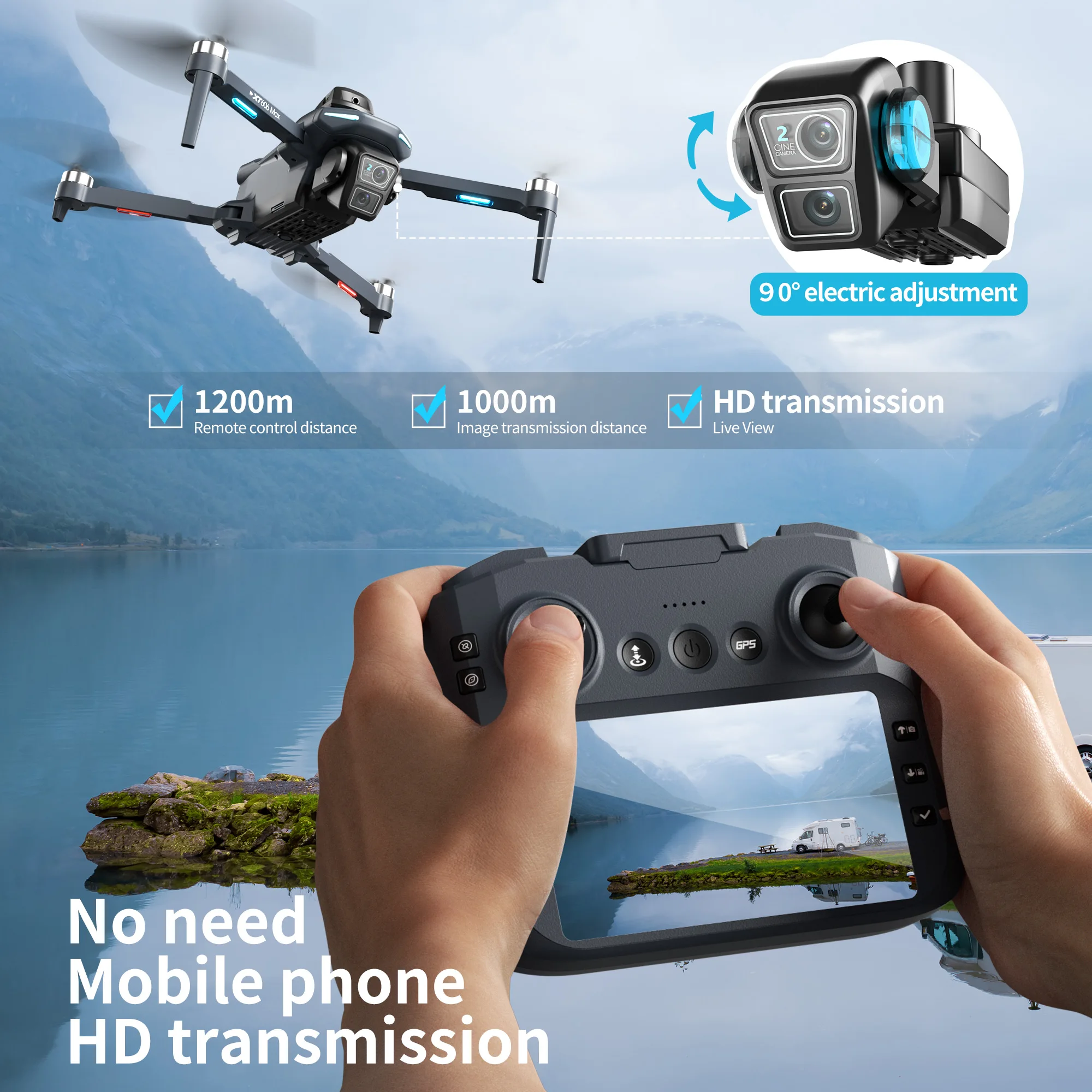 Lenovo XT606 Drone Professiona - Drone Kit With Camera recensione e prezzo