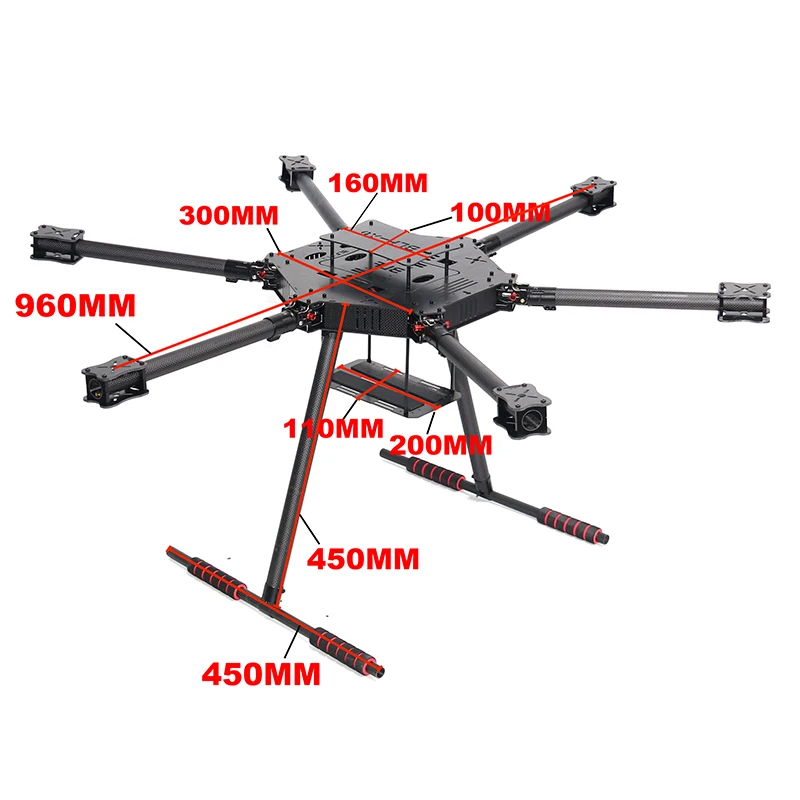 ZD850 ZD960 Full Carbon Fiber  - Drone Kit Heavy Lift recensione e prezzo