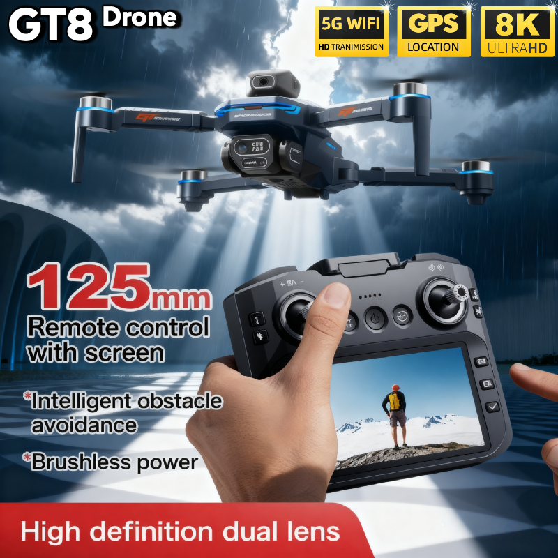 For Genuine GT8 Drone 4K Profe - Drone Kit With Camera recensione e prezzo