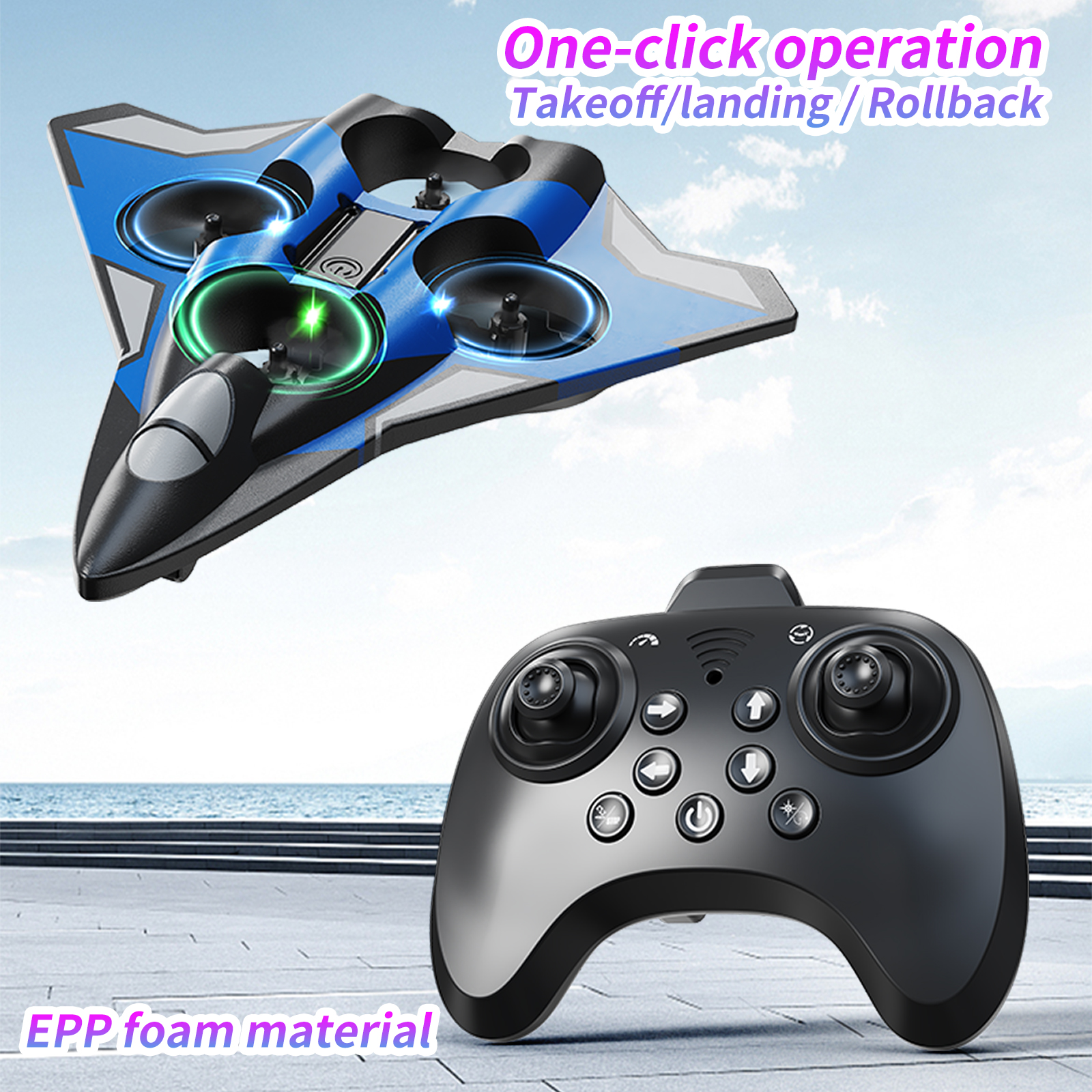 YL89 EPP Foam Quadcopter RC Pl - Drone Kit Tricopter recensione e prezzo