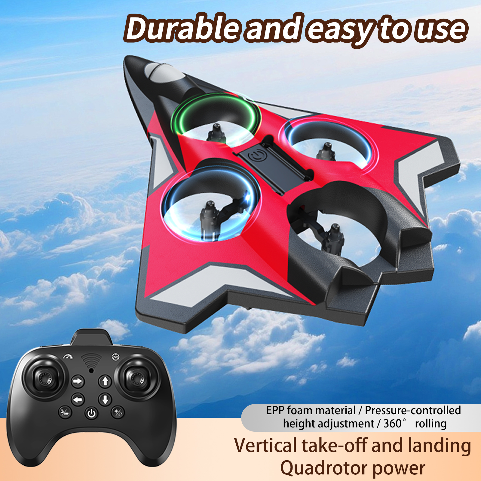 YL89 EPP Foam Quadcopter RC Pl - Drone Kit Tricopter recensione e prezzo