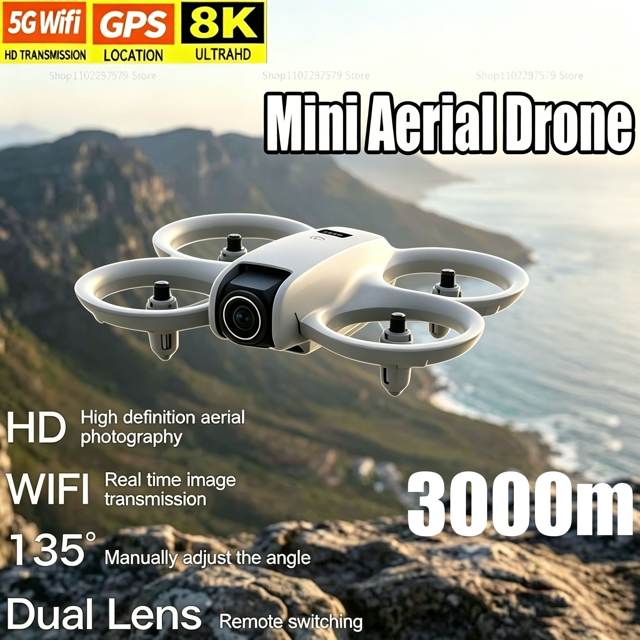 Mini Drone with 8K HD Camera F - Drone Kit Tricopter recensione e prezzo