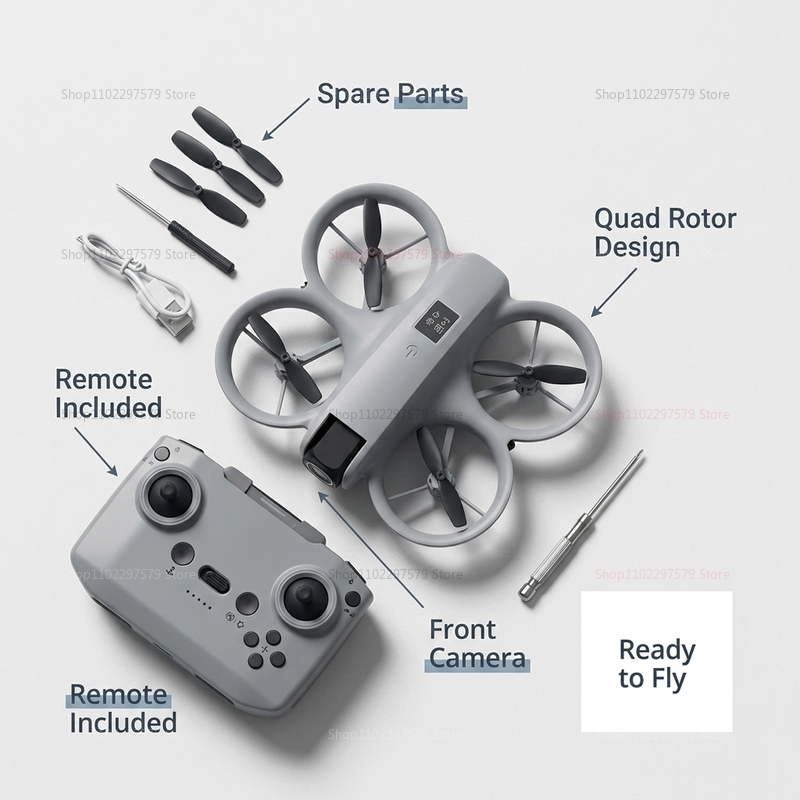 Mini Drone with 8K HD Camera F - Drone Kit Tricopter recensione e prezzo