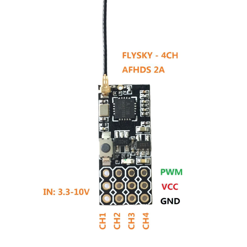 Flysky FS2A Mini Receiver 4CH  - Drone Kit Long Range recensione e prezzo