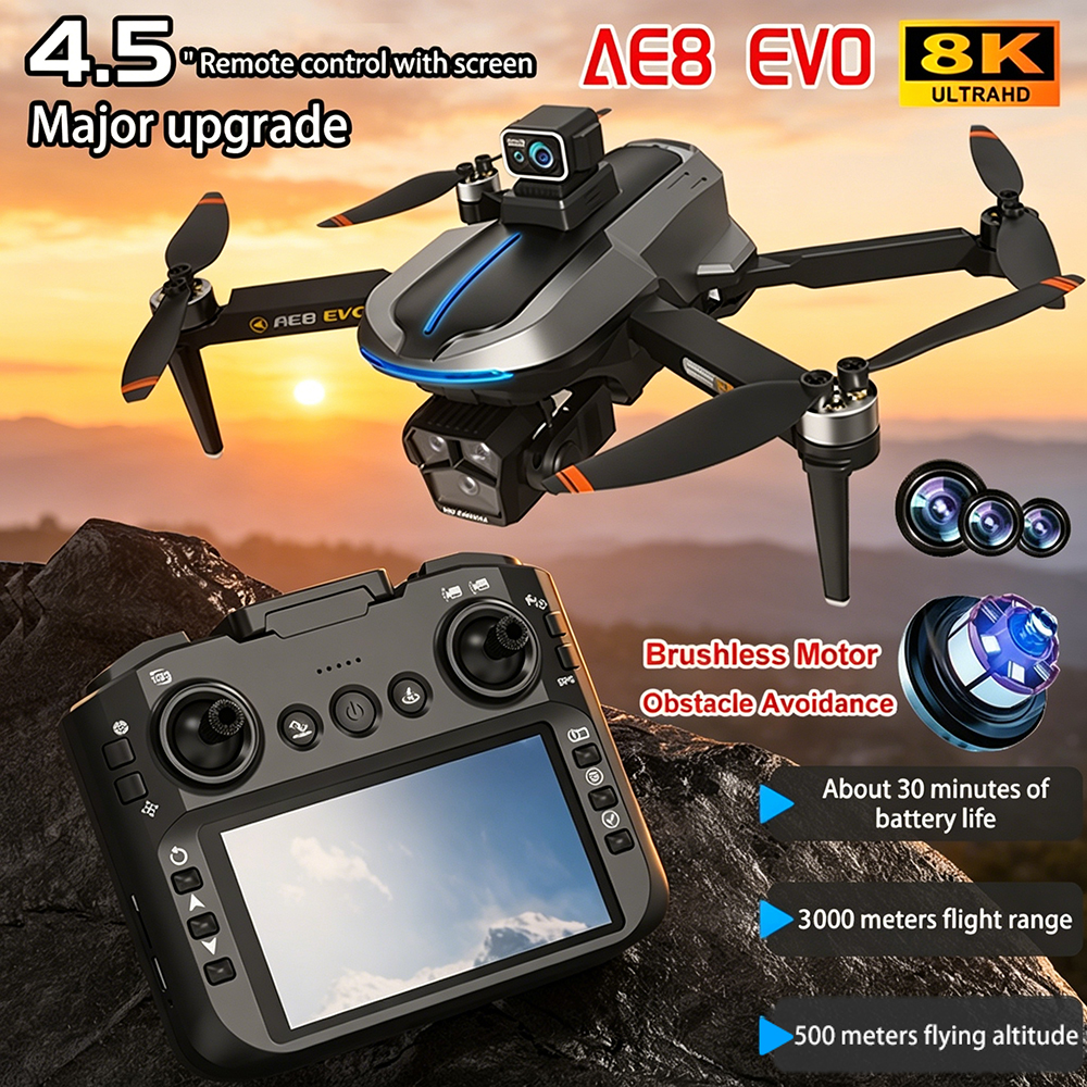 AE8 EVO Drone 4K Professional  - Drone Kit Professional recensione e prezzo
