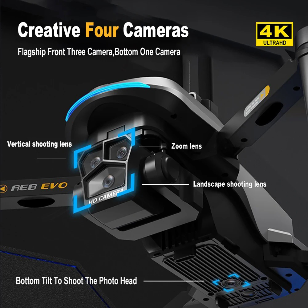 AE8 EVO Drone 4K Professional  - Drone Kit Professional recensione e prezzo