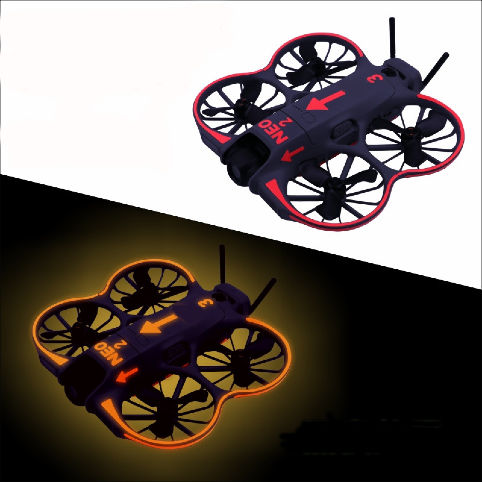 Glowing Decorative Sticker Kit - Drone Kit Waterproof recensione e prezzo