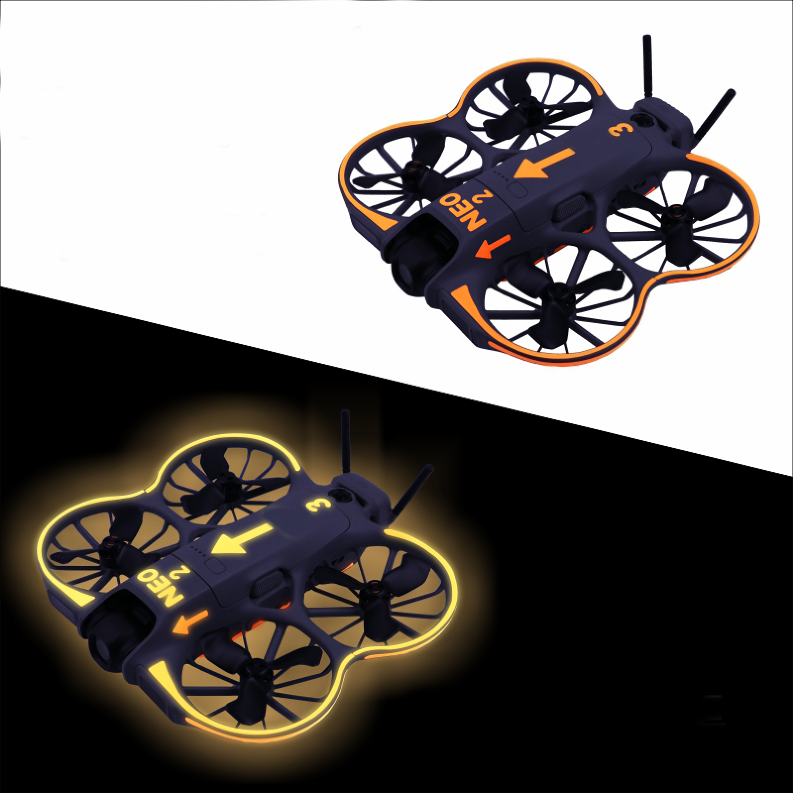 Glowing Decorative Sticker Kit - Drone Kit Waterproof recensione e prezzo